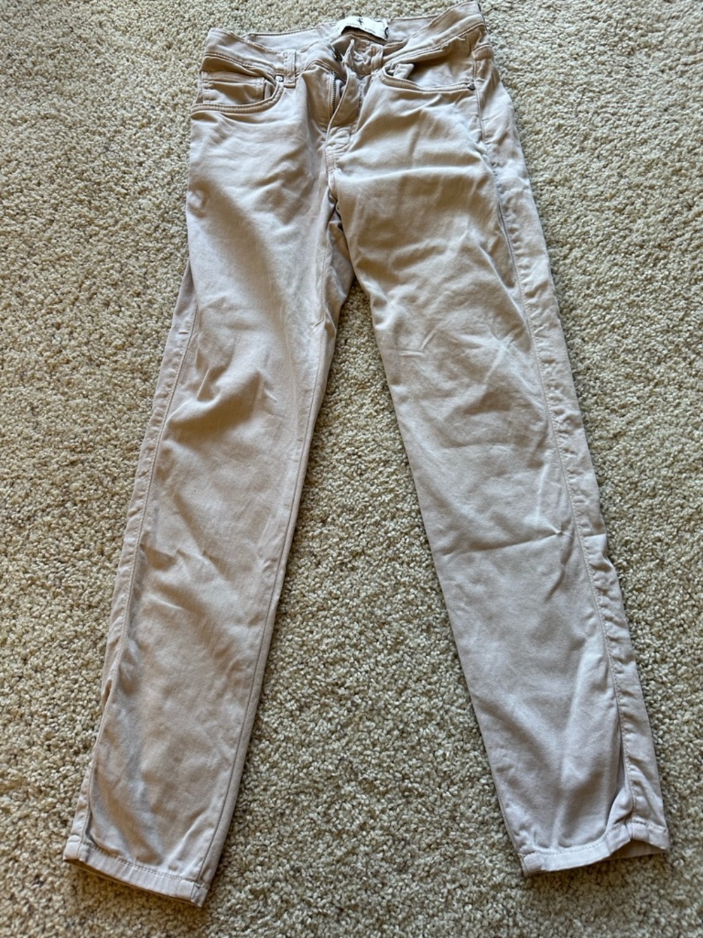Men’s Beige Skinny Jeans by Father Sons